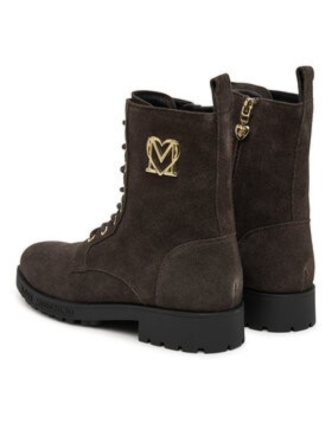 LOVE MOSCHINO Trzewiki JA24254G0NIG0313 Brązowy