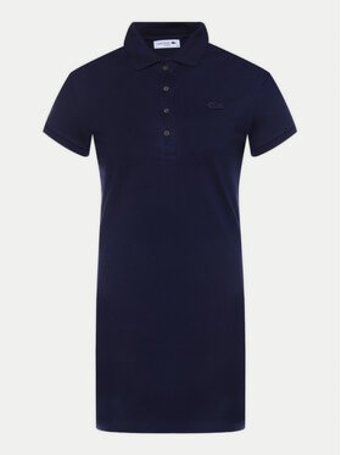 Lacoste Sukienka codzienna EF5473 Granatowy Slim Fit