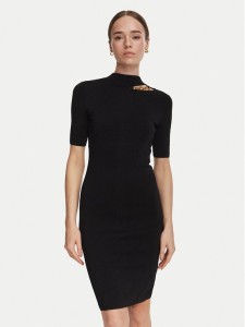 Marciano Guess Sukienka dzianinowa G6YK28 Z1059 Czarny Slim Fit