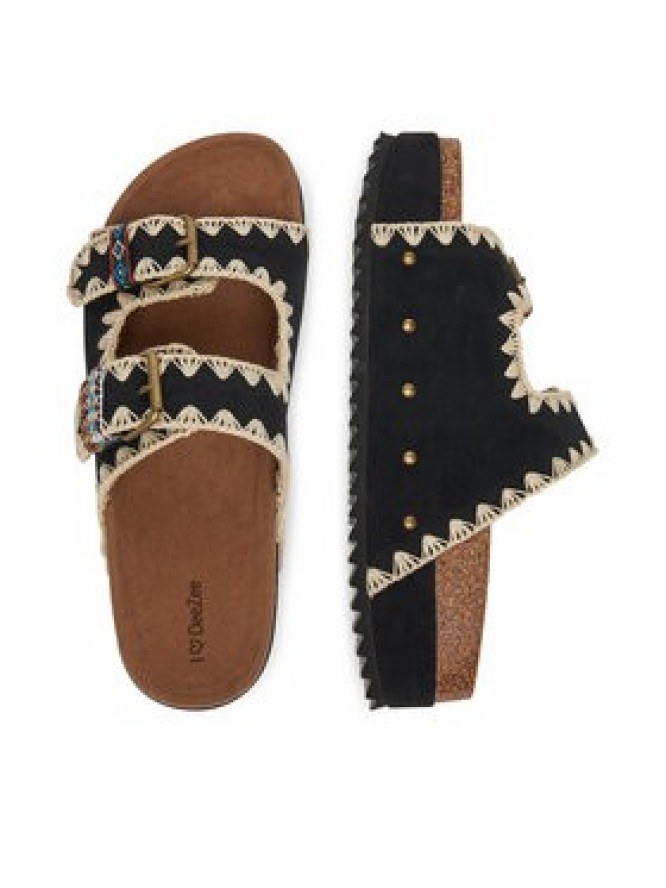 DeeZee Klapki LB-P1684 Czarny