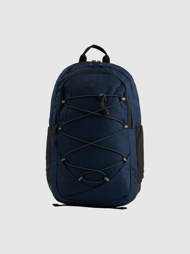 4F Plecak miejski (22 L) z kieszenią na laptop - granatowy Uniwersalny