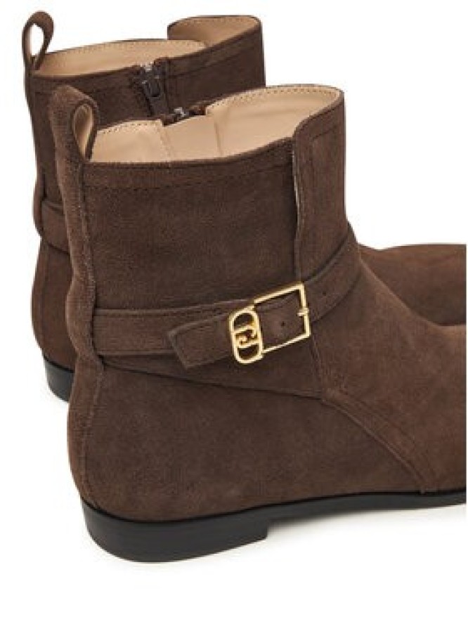 Liu Jo Botki Liz 01 SF5123 PX002 Brązowy