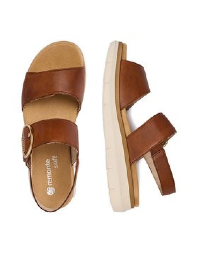 Remonte Sandały CEO-D2K50-24 Brązowy