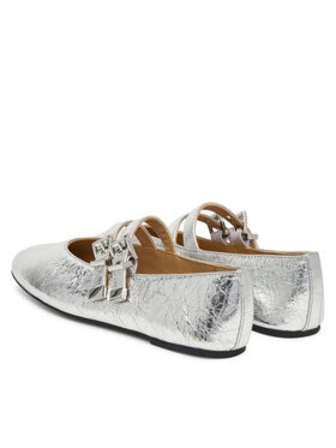 MICHAEL Michael Kors Baleriny Rowen Flex Ballet 40R6RWFP1M Srebrny