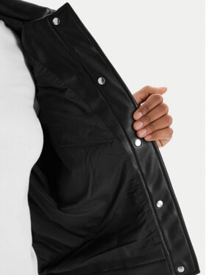 Karl Lagerfeld Jeans Kurtka z imitacji skóry B1W15027 Czarny Regular Fit