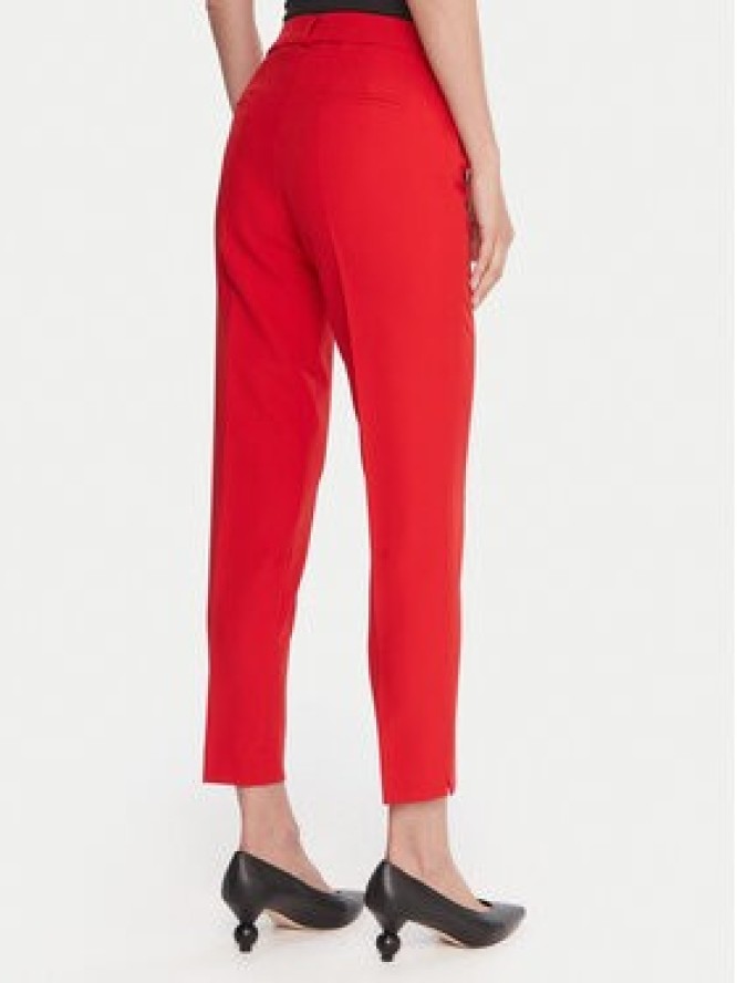 Maryley Spodnie materiałowe 25IB52Z/M17/43MA Czerwony Regular Fit
