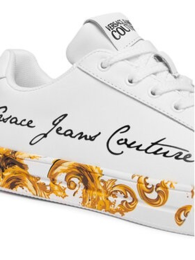 Versace Jeans Couture Sneakersy 80VA3SKL ZPB79 G03 Biały