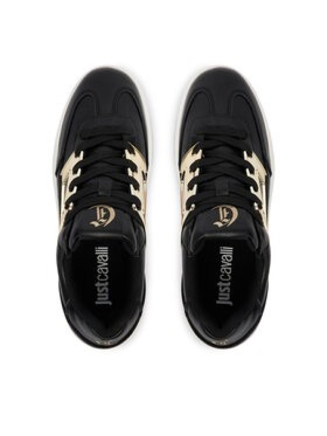 Just Cavalli Sneakersy 80RA3SM2 ZPC07 Czarny