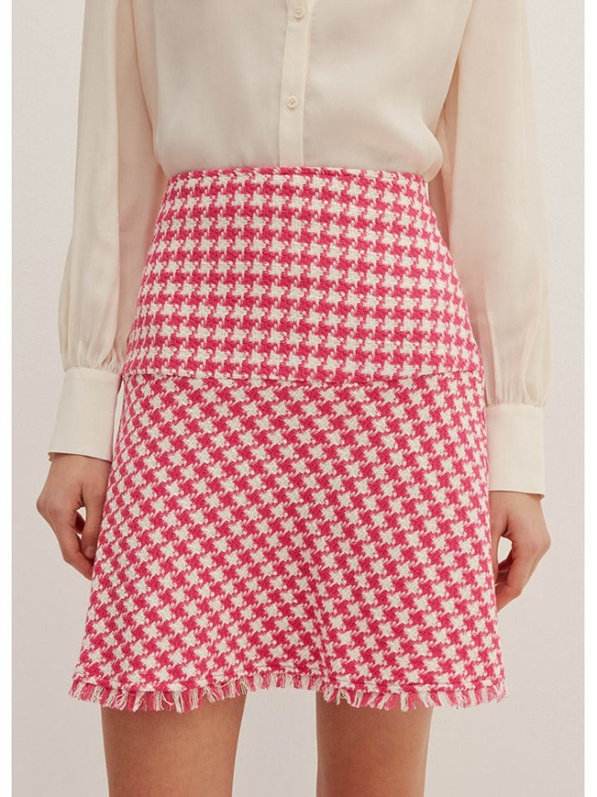 STEFANEL Spódnica w kolorze różowo-białym rozmiar: 44