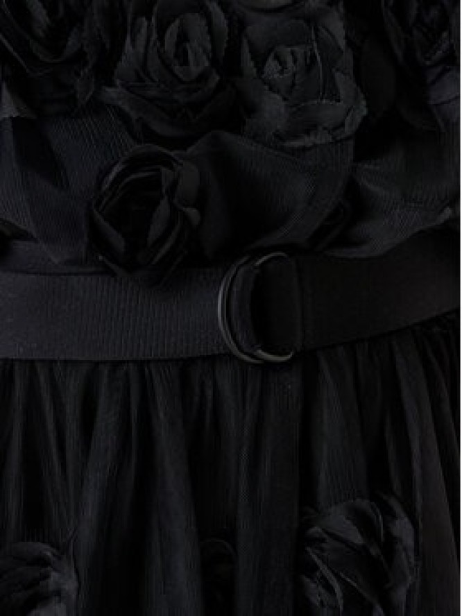 NORMA KAMALI Sukienka koktajlowa ST1253BDP31001 Czarny Loose Fit