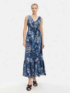 Tatuum Sukienka letnia Leti T2509.196 Granatowy Regular Fit