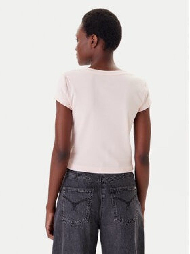 Calvin Klein Jeans T-Shirt LV047C910G Różowy Regular Fit