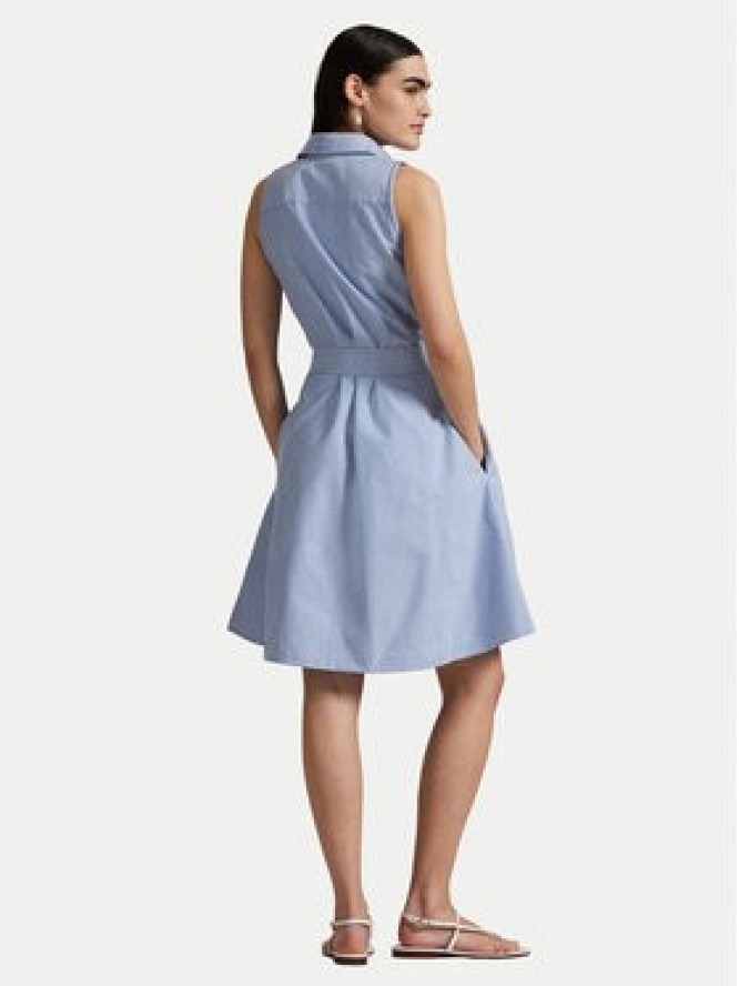 Polo Ralph Lauren Sukienka koszulowa 211906437006 Niebieski Regular Fit