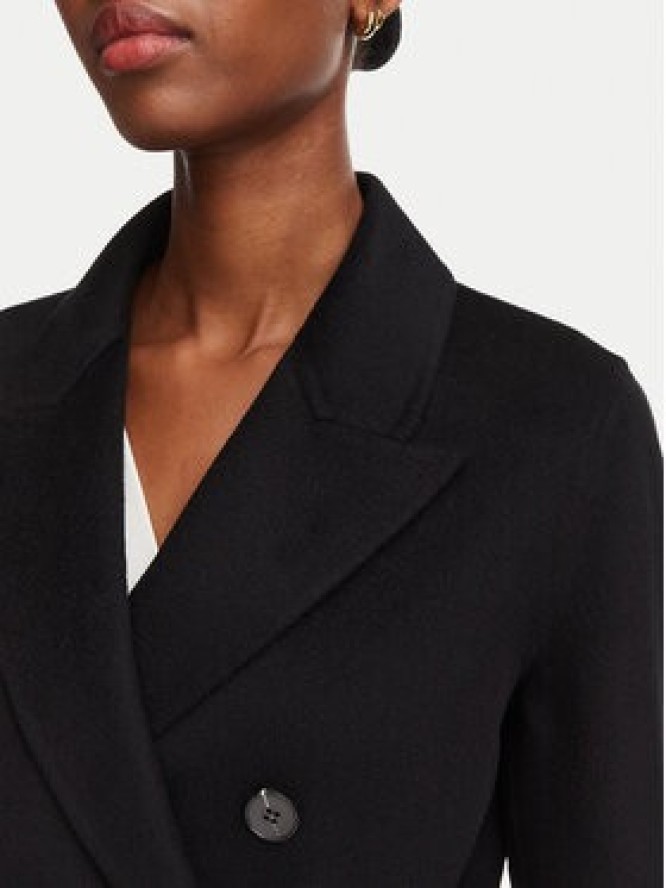 Marella Płaszcz wełniany Laghi 2623016071 Czarny Regular Fit
