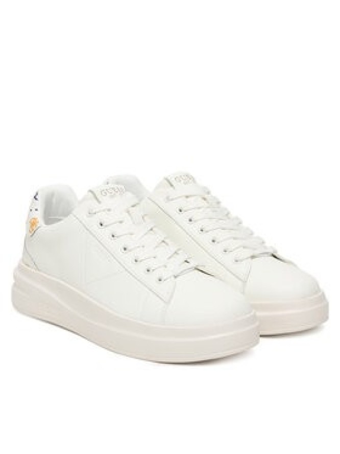 Guess Sneakersy FLPE11 LEA12 Biały