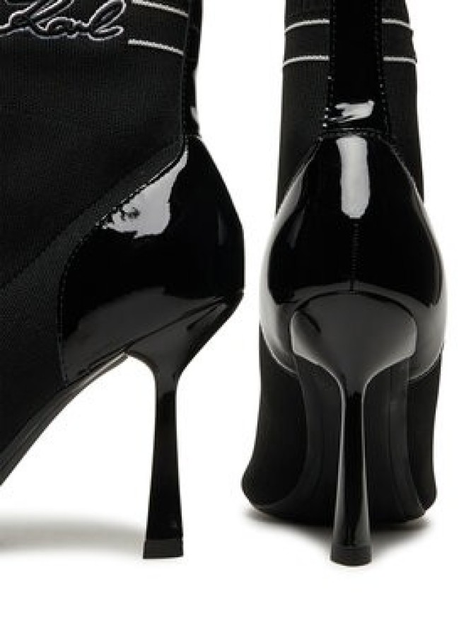 KARL LAGERFELD Botki Pandara KL31357 Czarny
