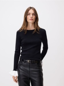 Pasek z klamrą - czarny