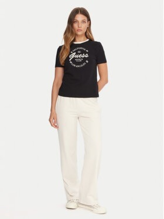 Guess T-Shirt V5BI03 J1314 Czarny Slim Fit