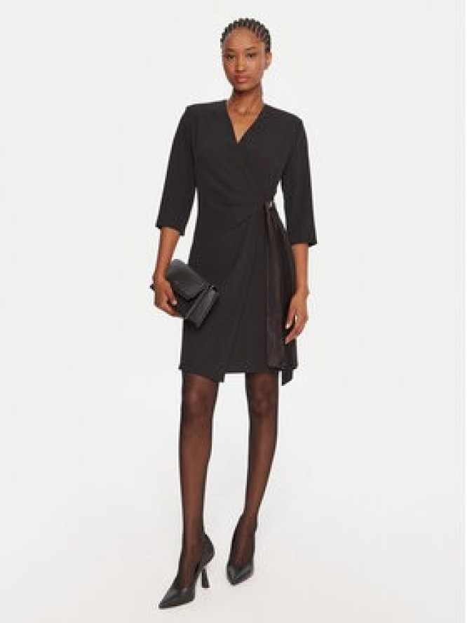 Rinascimento Sukienka koktajlowa CFC0020095002 Czarny Regular Fit