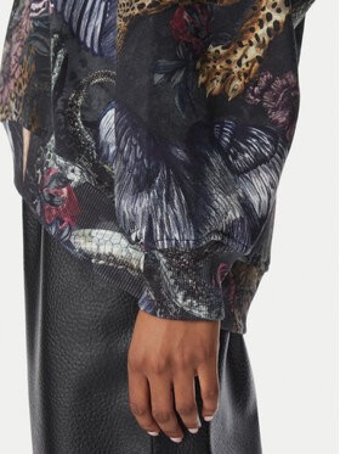 Just Cavalli Bluza 81PAIE23 CF102 Szary Regular Fit