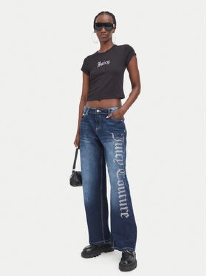 Juicy Couture Jeansy JCDJE225952 Niebieski Wide Leg