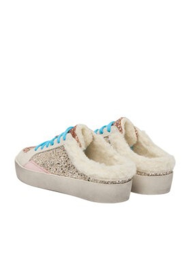 Eva Minge Klapki NARI-25/502 Złoty