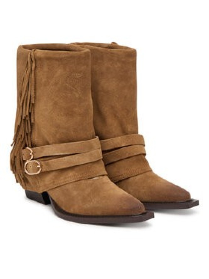 Steve Madden Kowbojki Hadly 11005190 Brązowy ciemny