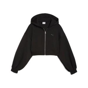 Damska bluza z kapturem full zip Puma Cropped