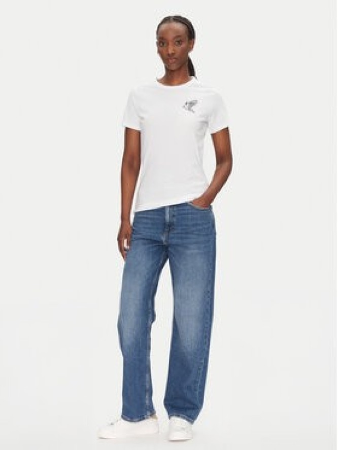 BOSS T-Shirt C_Elogo_21 50540260 Biały Slim Fit