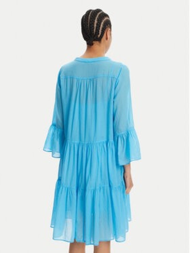 Devotion TWINS Sukienka letnia Symbol 025.329.1G Niebieski Loose Fit