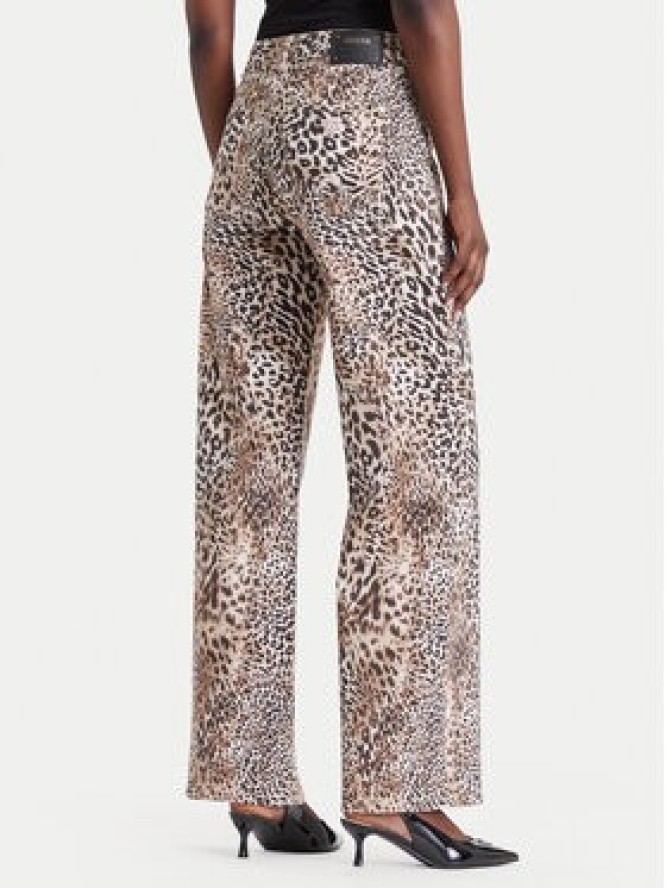 Guess Jeansy W6BA1A W4343 Brązowy Wide Leg