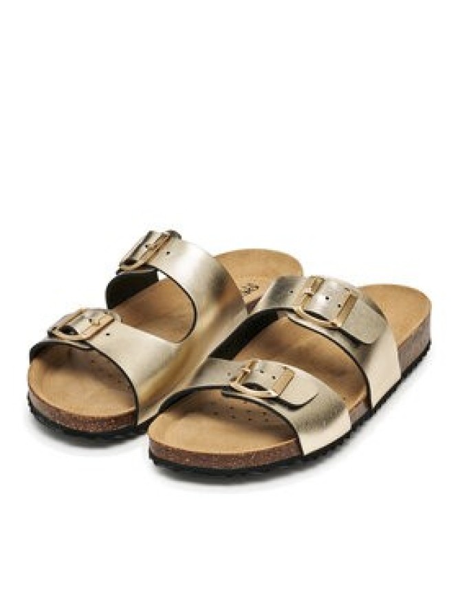 Geox Klapki D Brionia D35LSL 000BN C2012 Złoty