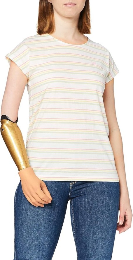 Damska Koszulka LEE CAP SLEEVE TEE LA PINK L41FJXNL 112108939