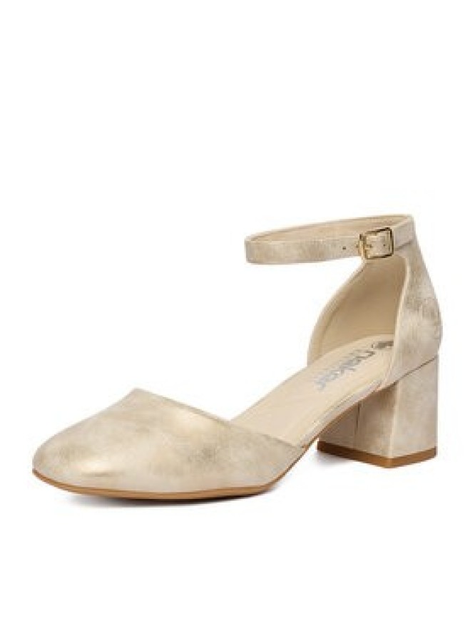 Rieker Czółenka 44762-91 Złoty