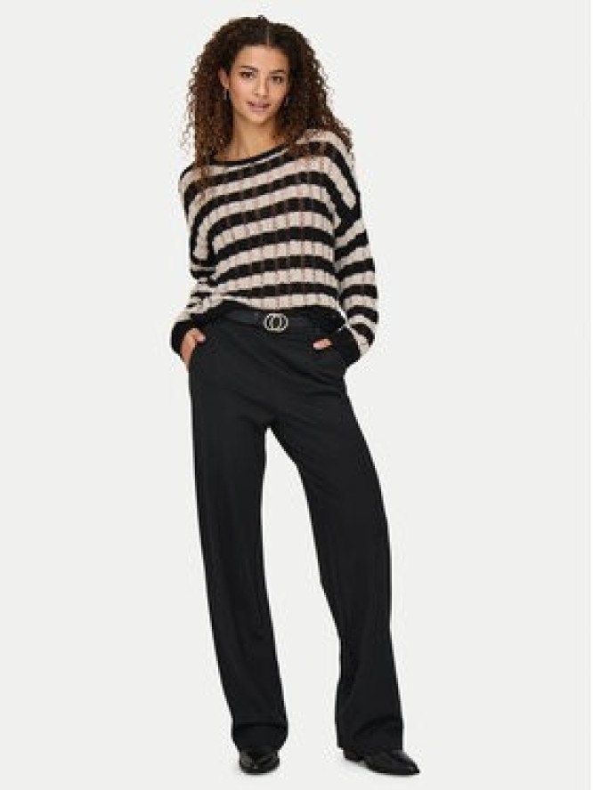 ONLY Spodnie materiałowe Poptrash 15341829 Czarny Straight Fit