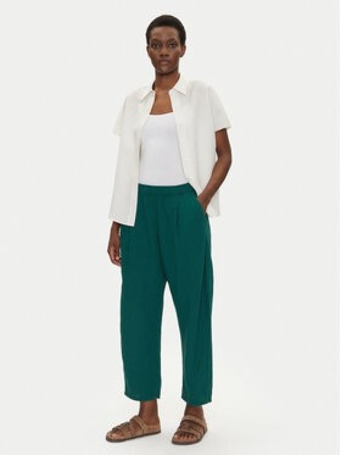 Gap Spodnie materiałowe 713952-04 Zielony Regular Fit