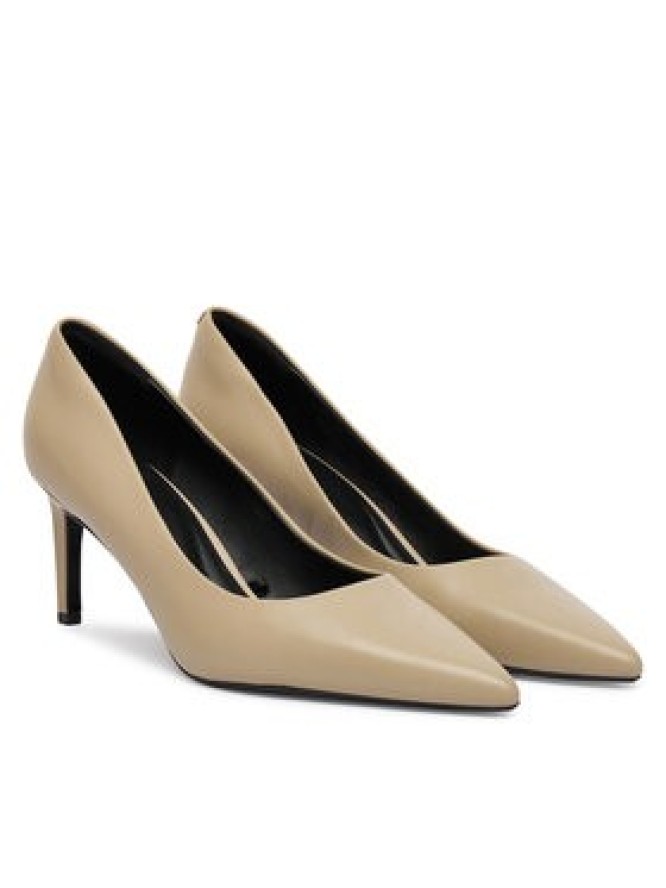 Calvin Klein Szpilki Ess Stiletto 70 HW0HW02607 Beżowy