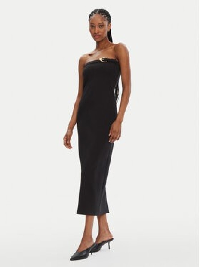 STAUD Sukienka wieczorowa Beekman 24F2142PT Czarny Slim Fit