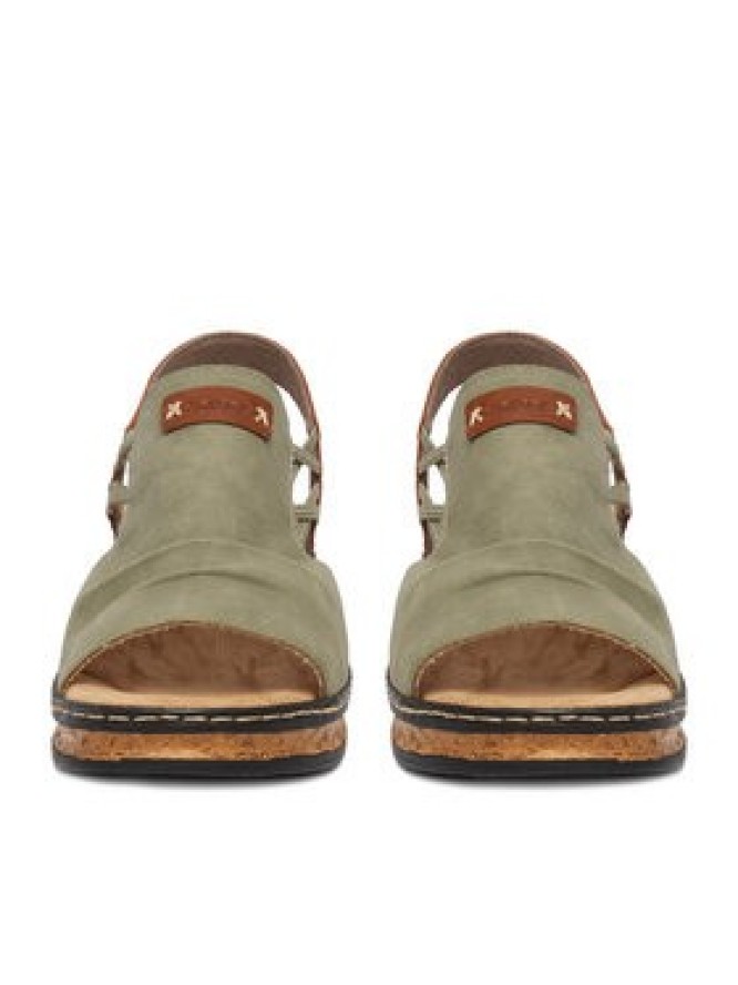 Rieker Sandały CEO-62962-52 Zielony