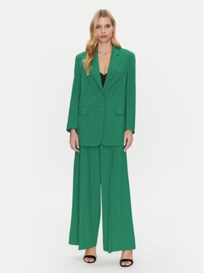 Simona Corsellini Marynarka P25CPGI00601 Zielony Regular Fit