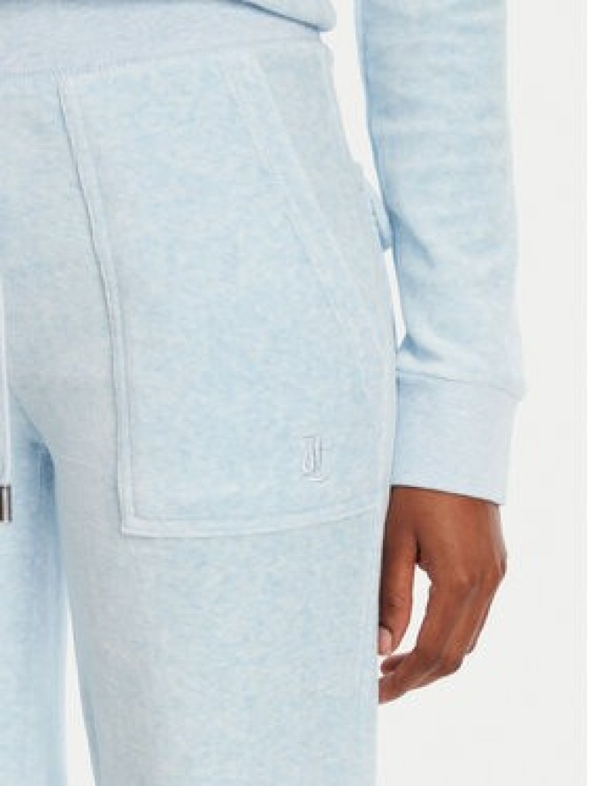 Juicy Couture Spodnie dresowe Layla JCSEBJ001 Błękitny Flared Leg