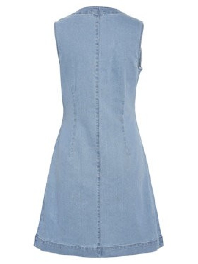 Noisy May Sukienka jeansowa Rikka 27033695 Niebieski Slim Fit