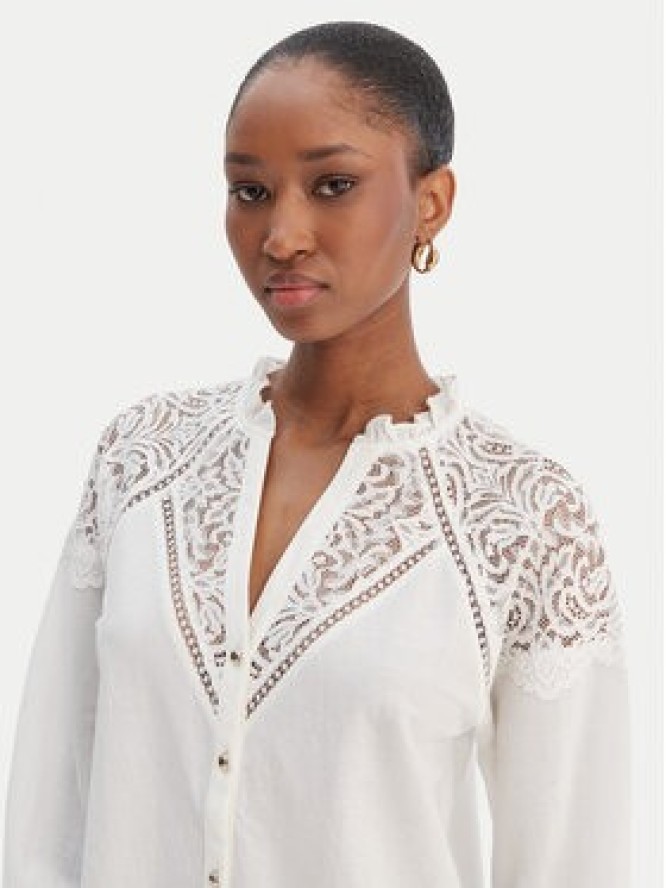 Morgan Koszula 261-TNICOLE Biały Regular Fit