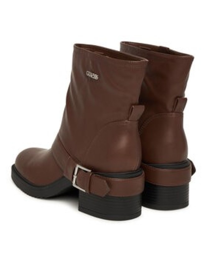 Guess Botki FLFIJI ELE10 Brązowy