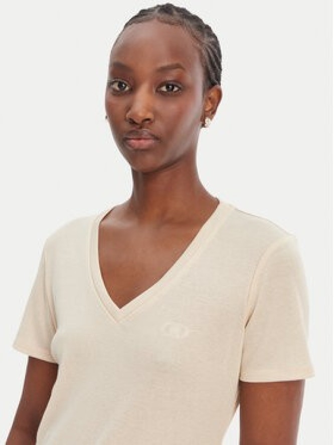 Liu Jo Sport T-Shirt TA6175 J3845 Écru Regular Fit