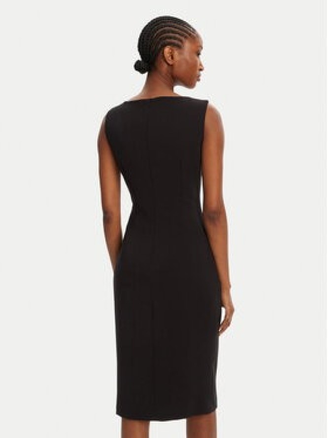 Fracomina Sukienka koktajlowa FR25WD2001W42901 Czarny Regular Fit