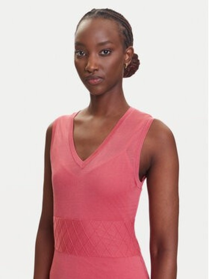 Fracomina Sukienka codzienna FJ25SD5003K54701 Koralowy Regular Fit