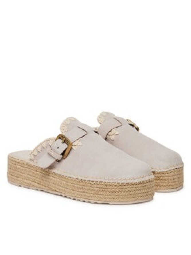 Mou Espadryle Jute clog plain MU.SW641000A Szary