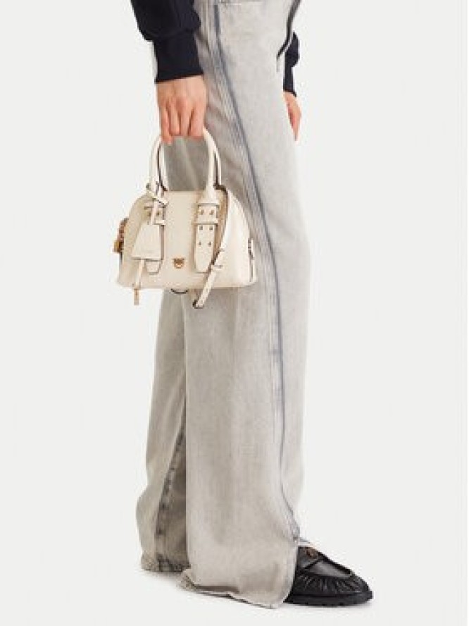 PINKO Torebka Bowling Bag Zip Mini AI 25-26 PLTT 105333 A0QO Écru