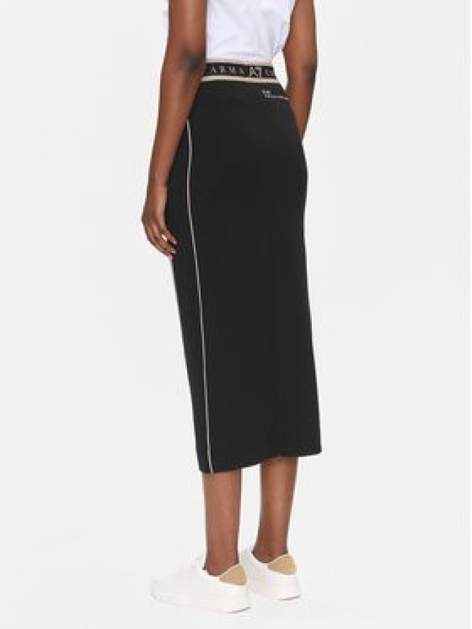 EA7 Emporio Armani Spódnica midi 7W000279 AF12501 UC001 Czarny Regular Fit